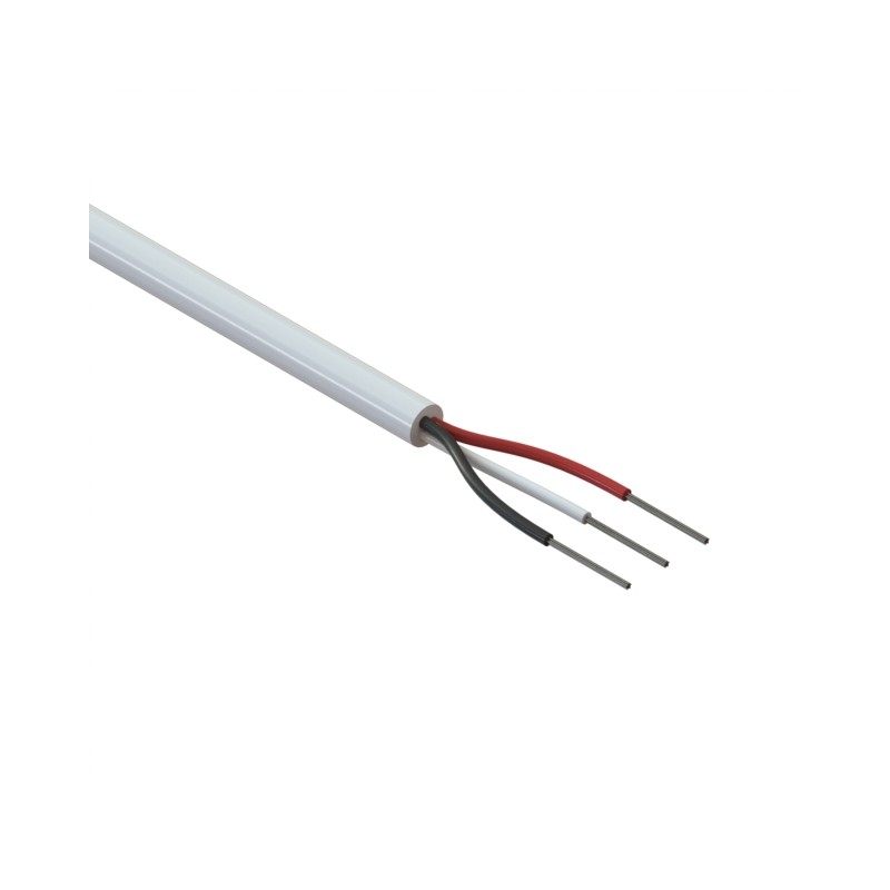 1 pcs : 30-00375 - CABLE 3COND 24AWG WHITE 1M