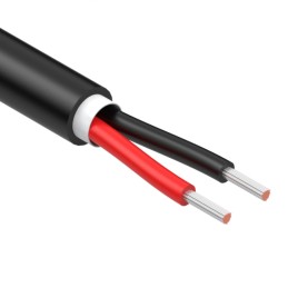 1 pcs : 30-01645 - CABLE 2COND 28AWG BLACK METER