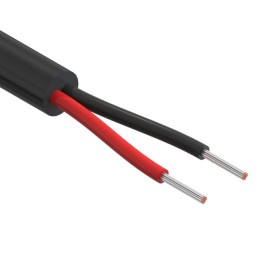 1 pcs : 30-00689 - CABLE 2COND 22AWG BLACK 1M