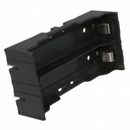 1 pcs : BK-18650-PC4 - Battery Holder (Open) 18650 2 Cell PC Pin