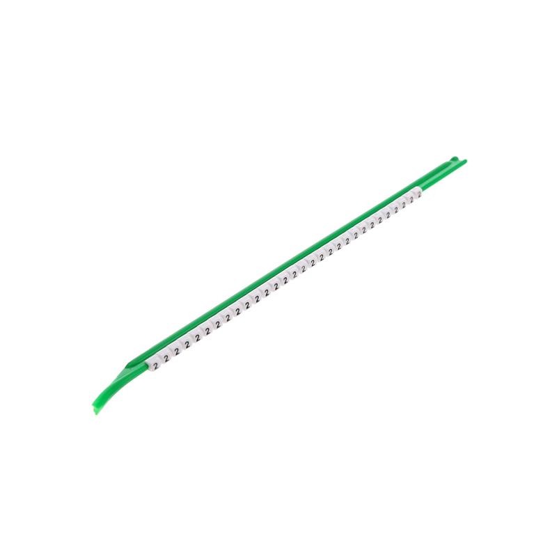 30 pcs : STD03W-2 - WIRE MARKER CLIP-ON WHITE