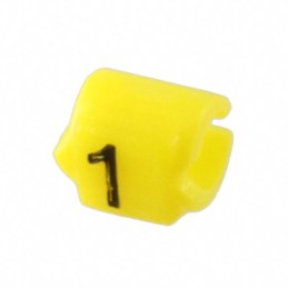 30 pcs : STD03Y-1 - WIRE MARKER CLIP-ON YELLOW