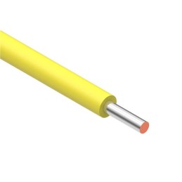 1 pcs : 30-02065 - HOOK-UP SOLID 18AWG YELLOW 3.28'