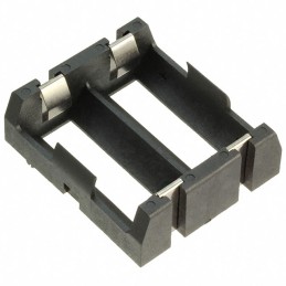 1 pcs : 1097 - Battery Holder (Open) 18350 2 Cell PC Pin