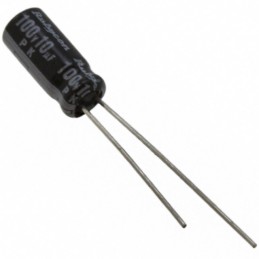 1 pcs : 100PK10MEFC5X11 - CAP ALUM 10UF 20% 100V RADIAL
