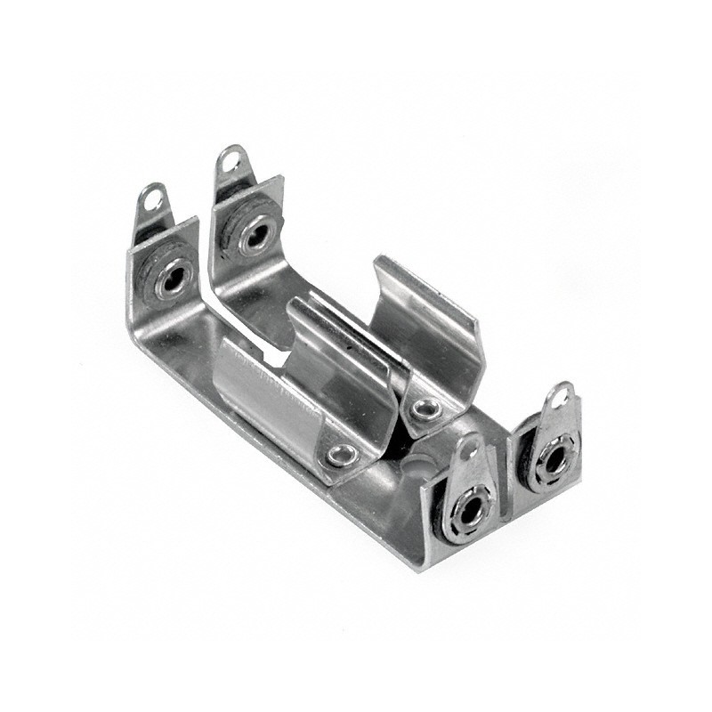 1 pcs : 138 - Battery Holder (Open) AAA 2 Cell Solder Lug