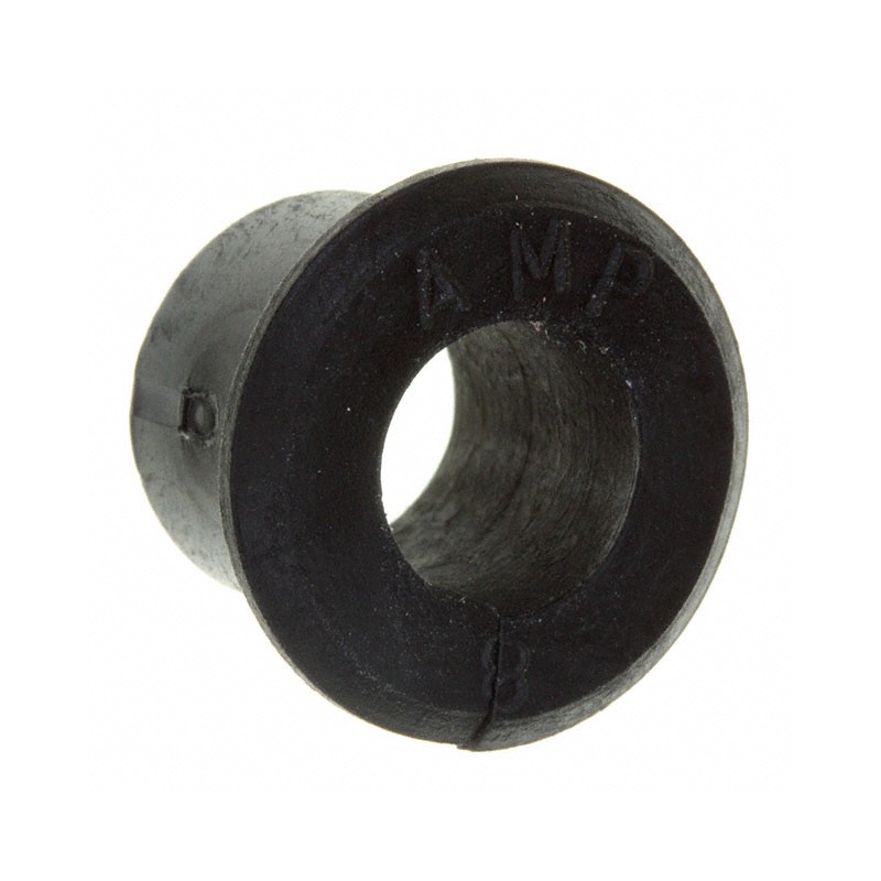 1 pcs : 2-350378-1 - BUSHING SPLIT 0.218' PVC BLACK
