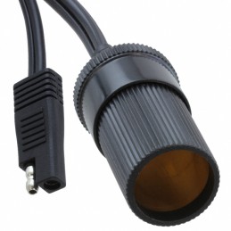 1 pcs : CNC-SAE-16-046-004 - Cable, Auto Power Socket to 2 SAE Pin Connector Cigarette Lighter Assembly 12 V 5 A 1.5' (460.0mm) 