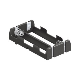 1 pcs : 1123 - Battery Holder (Open) 20700, 21700 2 Cell PC Pin