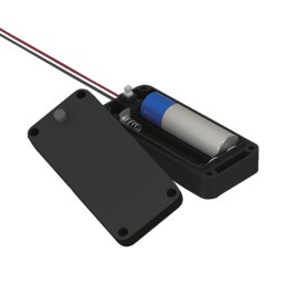 1 pcs : 2438 - Battery Holder (Covered) AA 2 Cell Wire Leads - 6' (152.4mm)