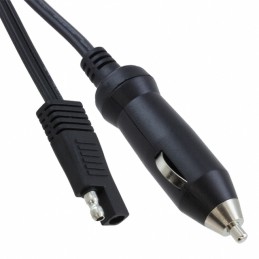 1 pcs : CNC-SAE-16-046-003 - Cable, Auto Power Plug to 2 SAE Pin Connector Cigarette Lighter Assembly 12 V 5 A 1.5' (460.0mm) Co