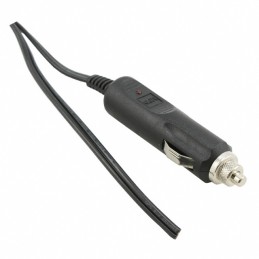 1 pcs : ZA5073-B - Cable, Auto Power Plug to Wire Leads Cigarette Lighter Assembly 12 V 5 A 6' (1.83m) Cord, ABS, Fused, LED Ind