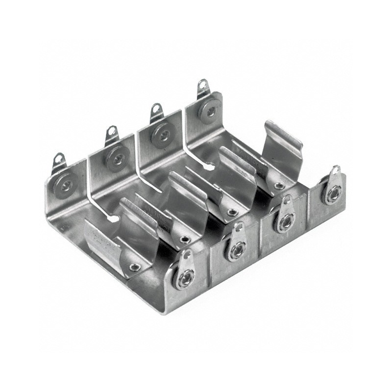 1 pcs : 182 - Battery Holder (Open) AA 4 Cell Solder Lug