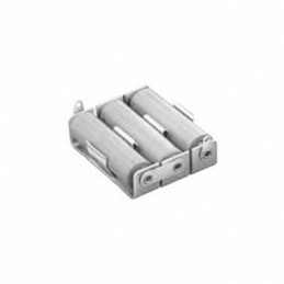 1 pcs : 153 - Battery Holder (Open) D 3 Cell Solder Lug