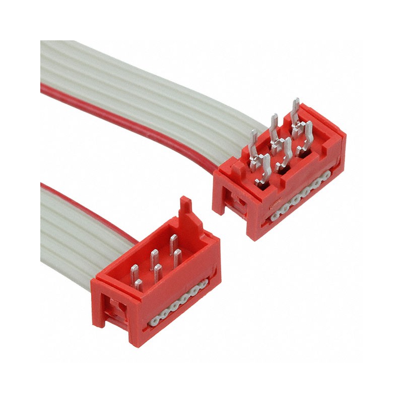 1 pcs : 2205069-2 - CABLE ASSEMBLY HEADER WTB 6POS