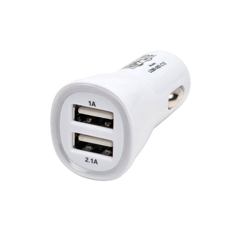 1 pcs : U280-002-C12 - USB Auto Adapter Battery Charger 5V 1A, 2.1A