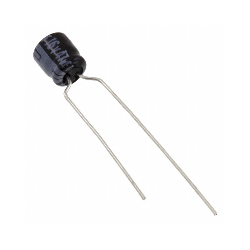 1 pcs : ECA-1CKS470UB - CAP ALUM 47UF 20% 16V RADIAL