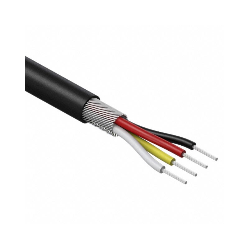 1 pcs : 30-00217 - CABLE 4COND 32AWG BLACK SHLD 1M