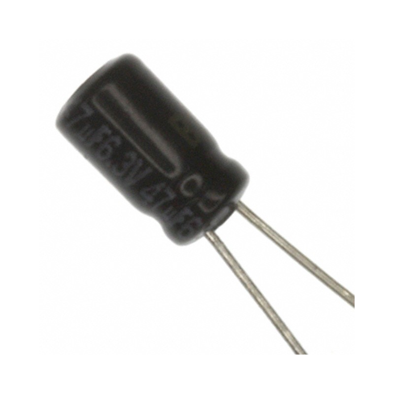 1 pcs : ECE-A0JKA470 - CAP ALUM 47UF 20% 6.3V RADIAL