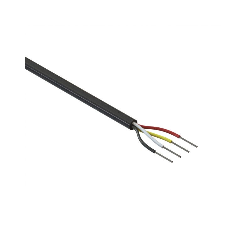 1 pcs : 30-00386 - CABLE 4COND 22AWG BLACK 1M