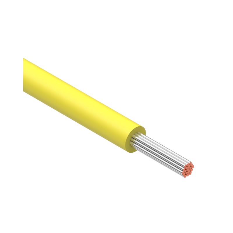 1 pcs : 30-02544 - HOOK-UP STRND 18AWG YELLOW 3.28'