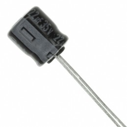 1 pcs : ECE-A1VKA220 - CAP ALUM 22UF 20% 35V RADIAL