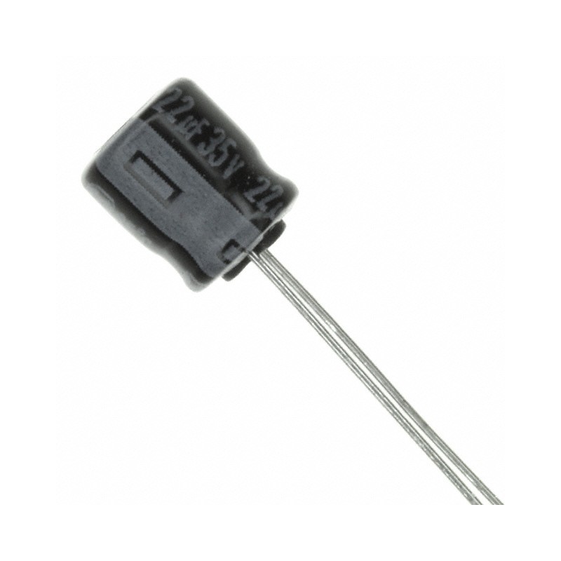 1 pcs : ECE-A1VKA220 - CAP ALUM 22UF 20% 35V RADIAL
