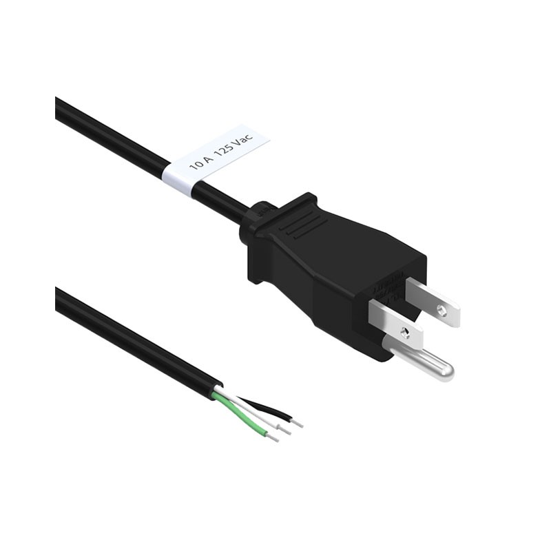 1 pcs : 11-00080 - CORD 18AWG NEMA5-15P - CBL 3.28'