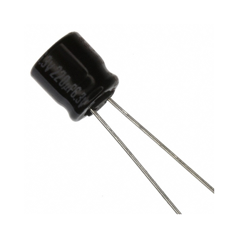 1 pcs : ECE-A0JKA221 - CAP ALUM 220UF 20% 6.3V RADIAL