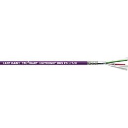 1 Reel of 100 - Lapp UNITRONIC BUS PB FC Data Cable, 2 Cores, Screened, 100m, Purple PVC Sheath