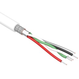 1 pcs : 30-00099 - CABLE 4COND 28AWG WHITE SHLD 1M