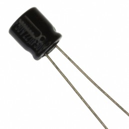 1 pcs : ECE-A1HKA220 - CAP ALUM 22UF 20% 50V RADIAL