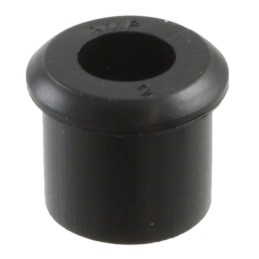 1 pcs : 2-350376-0 - BUSHING SPLIT 0.218' PVC BLACK