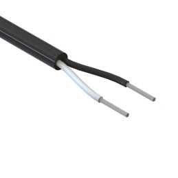 1 pcs : 30-00350 - CABLE 2COND 18AWG BLACK 1M