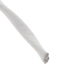 1 pcs : 55A1821-22-9/96-9CS2275 - CABLE 2CON 22AWG WHT SHLD FEET