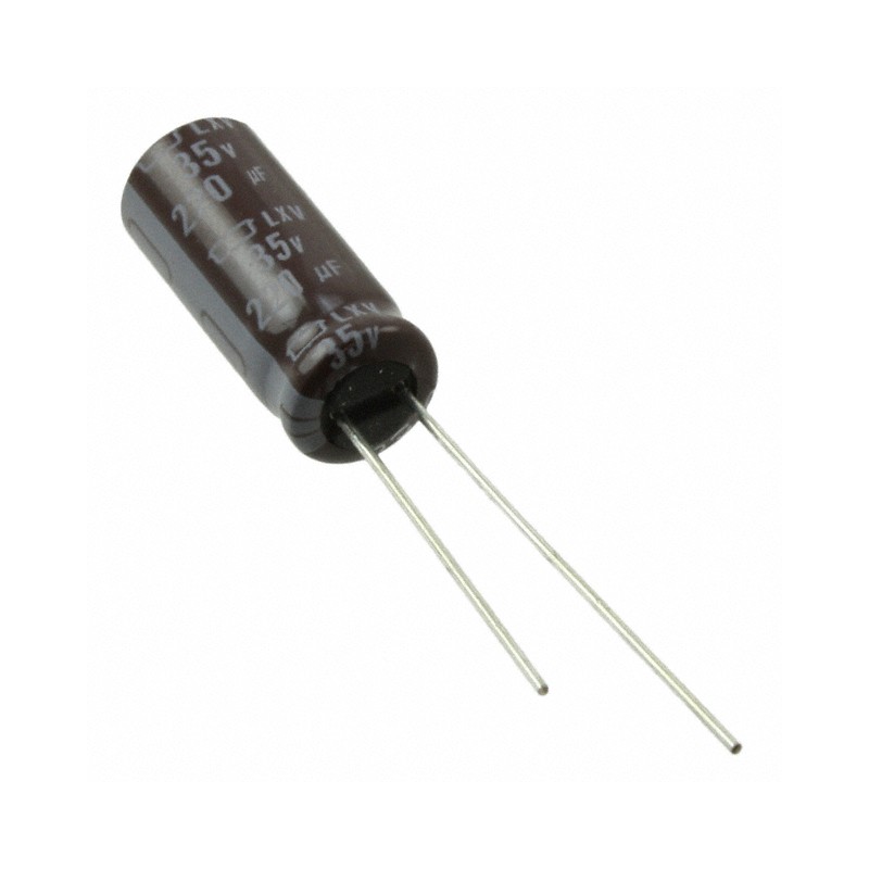 1 pcs : ELXV350ELL221MH20D - CAP ALUM 220UF 20% 35V RADIAL