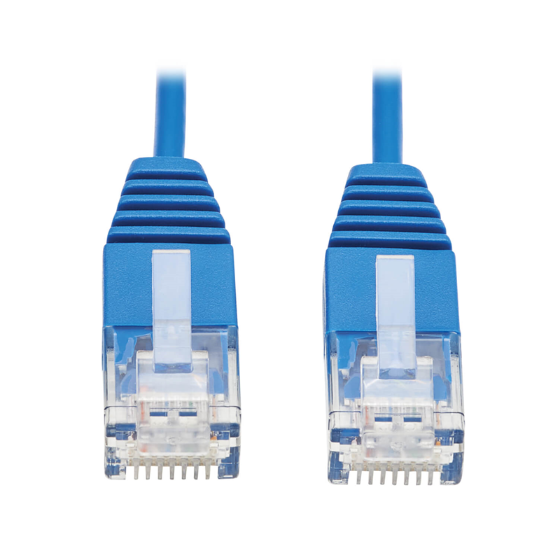 1 pcs : N200-UR6N-BL - CABLE MOD 8P8C PLUG TO PLG 0.5'