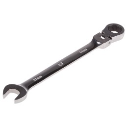 1 pcs - RS PRO Combination Ratchet Spanner, 11mm, Metric, Double Ended, 168 mm Overall