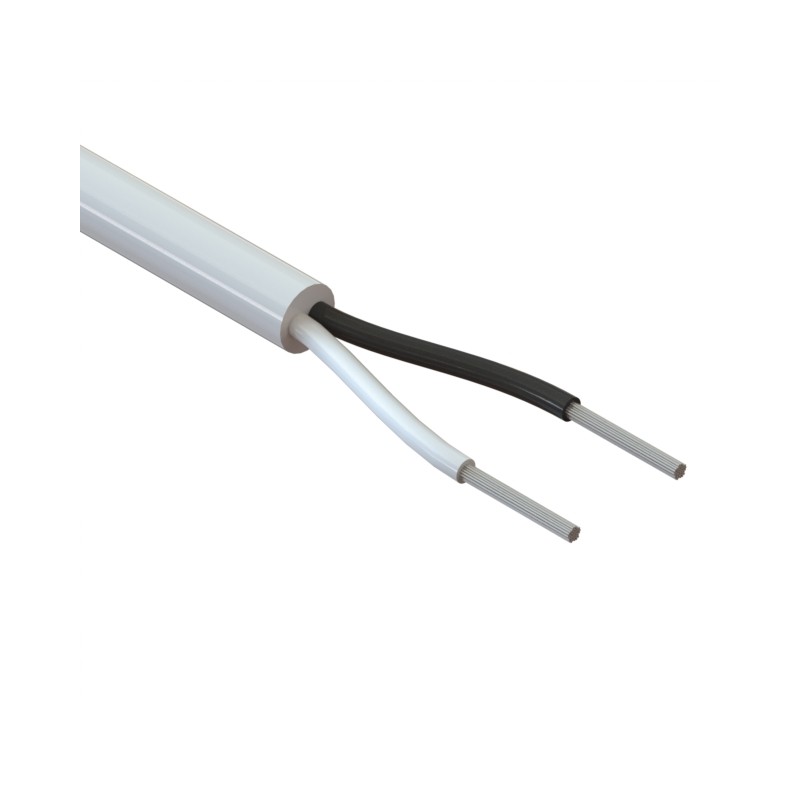 1 pcs : 30-00351 - CABLE 2COND 18AWG WHITE 1M