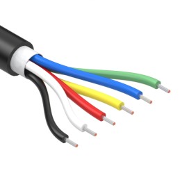 1 pcs : 30-01677 - CABLE 6COND 28AWG BLACK METER