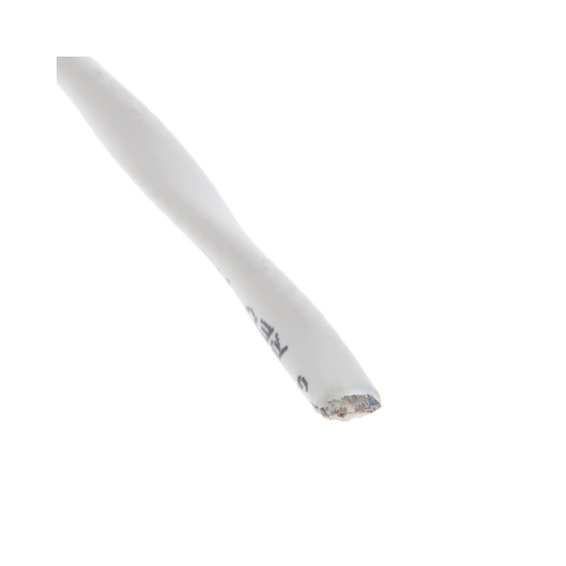 1 pcs : 44AM1131-22-MST3-9CS2275 - CABLE 3CON 22AWG WHT SHLD FEET