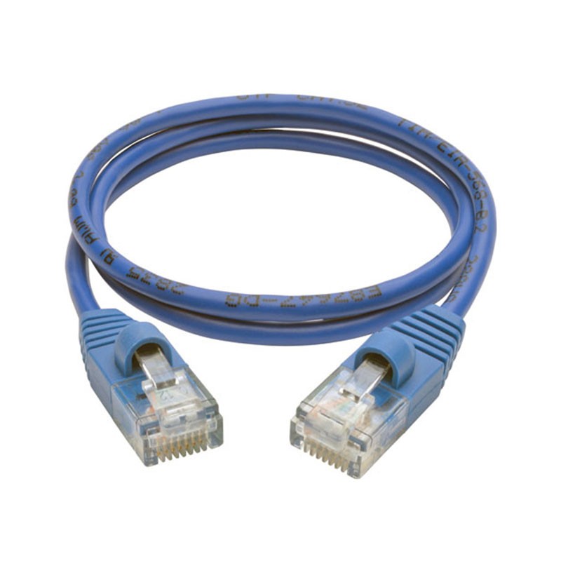 1 pcs : N001-S02-BL - CABLE MOD 8P8C PLUG TO PLUG 2'