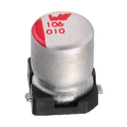 1 pcs : 865090368008 - CAP ALUM 10UF 20% 16V SMD