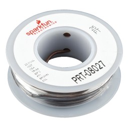 1 pcs : PRT-08027 - HOOK-UP SOLID 22AWG BROWN 25'