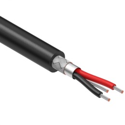 1 pcs : 30-01007 - CBL 2COND 24AWG BLACK SHLD METER