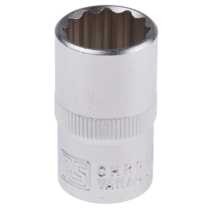 1 pcs - RS PRO 1/2 in Drive 16mm Standard Socket, 12 point