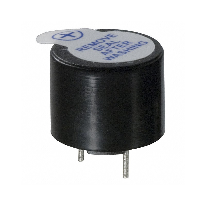 1 pcs : PB-1224PE-05Q - Buzzers Transducer, Externally Driven Magnetic 5 V 50mA 2.4kHz 85dB @ 5V, 10cm Through Hole PC Pins