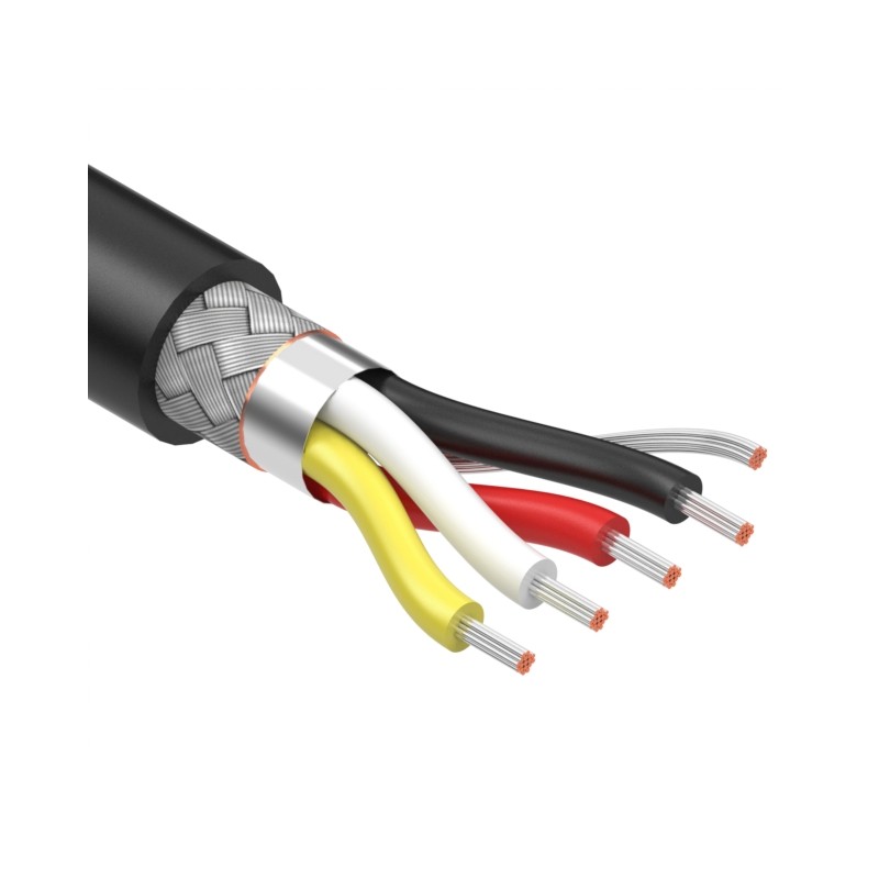 1 pcs : 30-01581 - CABLE 4COND 28AWG BLACK SHLD 1M