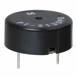 1 pcs : PT-2130PQ - Buzzers Transducer, Externally Driven Piezo 5 V 5mA 3kHz 90dB @ 5V, 10cm Through Hole PC Pins