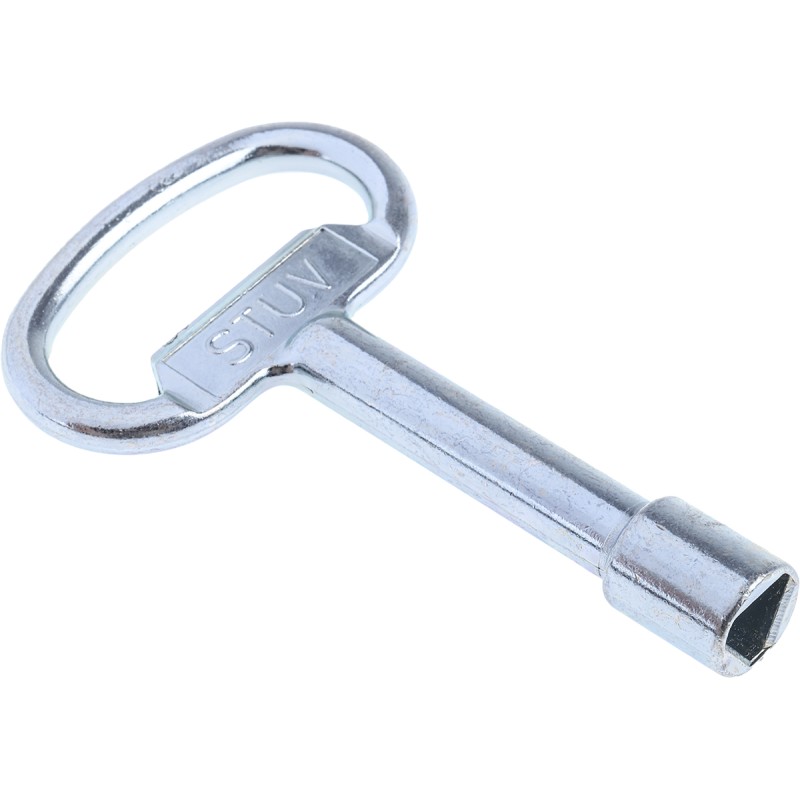 1 pcs - Steinbach & Vollman 1-way Control Cabinet Key, Triangle 8mm Capacity